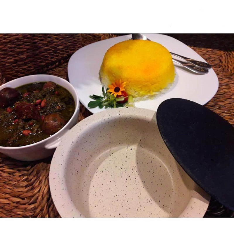 قالب ته چین به گز مدل گرد