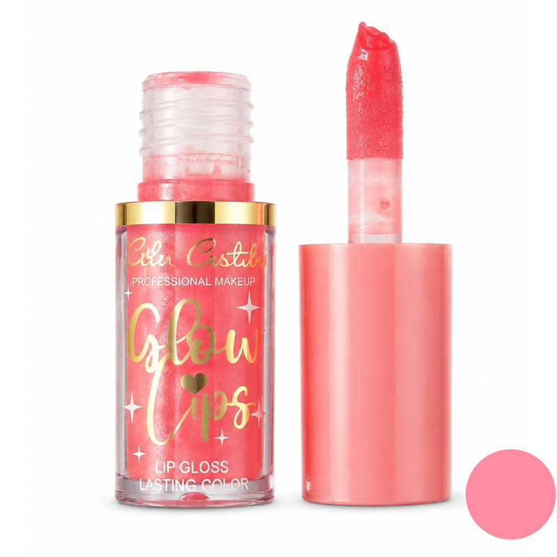 رژ لب مایع براق کالر کستل مدل Glow شماره 01