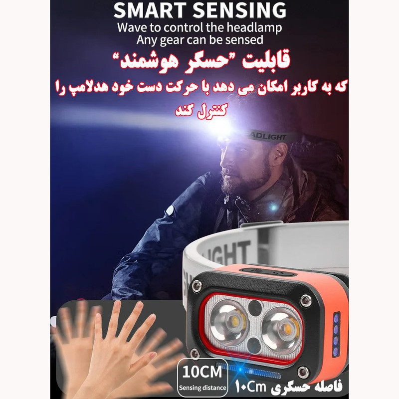 چراغ پیشانی مدل G08