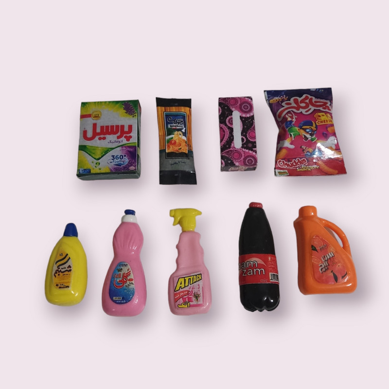 مگنت مدل مینیاتوری مجموعه 9 عددی