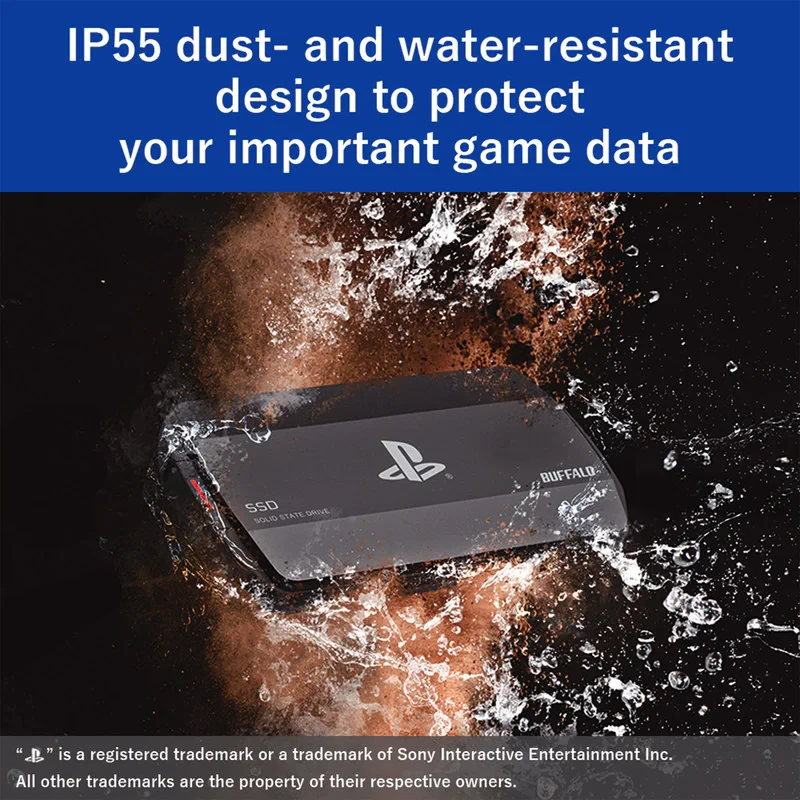 اس اس دی اکسترنال بوفالو مدل SSD-PHO1.0U3B ظرفیت 1 ترابایت رابط USB 3.2 Gen2