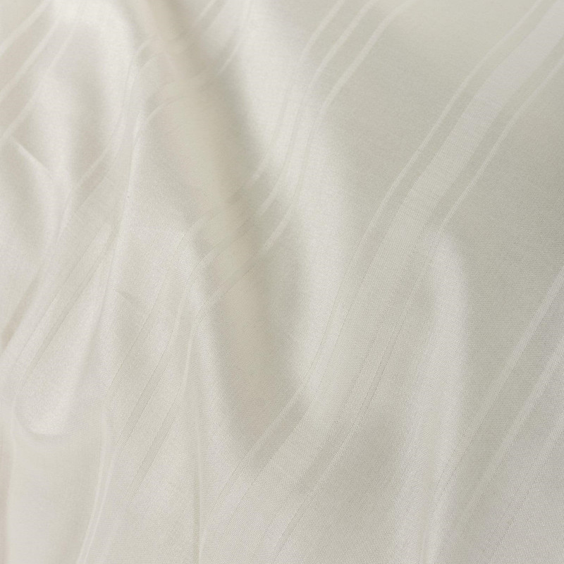 سرویس ملحفه دو نفره 6 تکه کاتن باکس مدل Smart Bamboo Stripe Ekru C.K