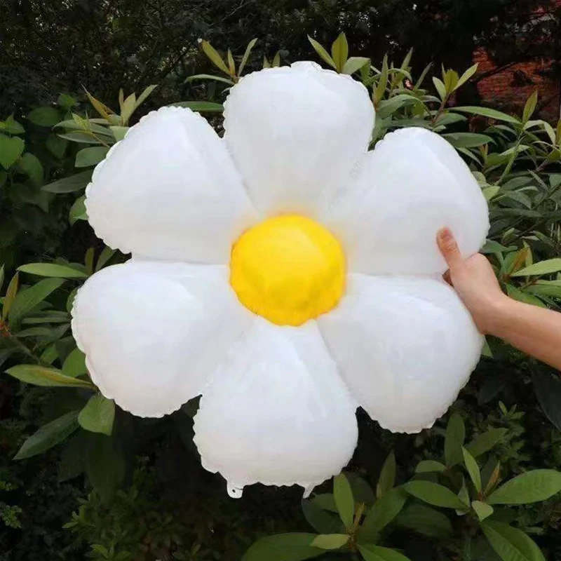 بادکنک فویلی لاکی بالونز مدل گل بابونه کد 1165