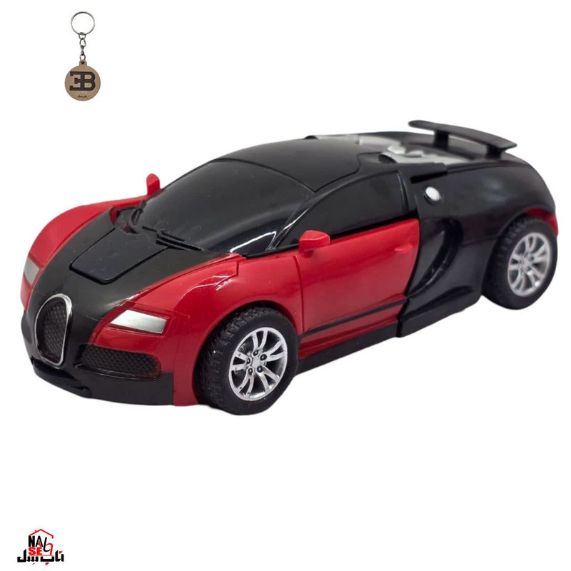 ماشین بازی ناب سل مدل بوگاتی تبدیل شونده Bugatti Naab001 همراه با جاسوییچی