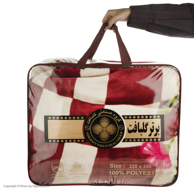 پتو برتر گلبافت کد 135-9 سایز 160 × 220سانتی متر
