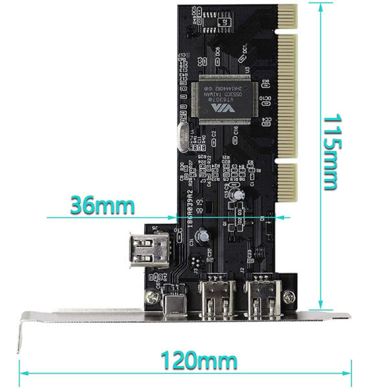 کارت تبدیل PCI به IEEE 1394 مدل VIA