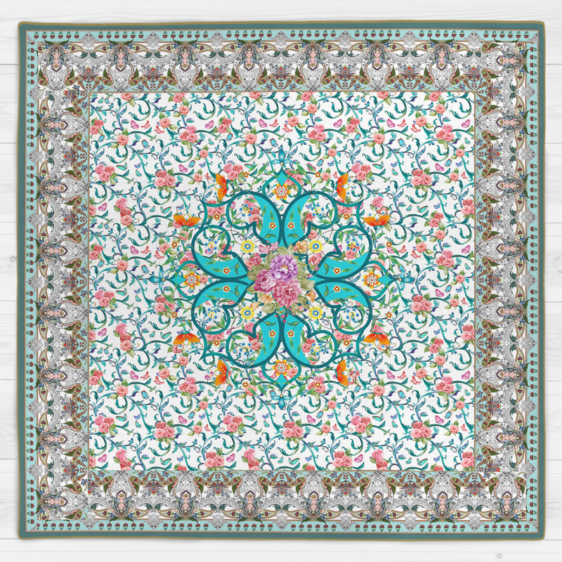 رومیزی طرح  سنتی کد 9988