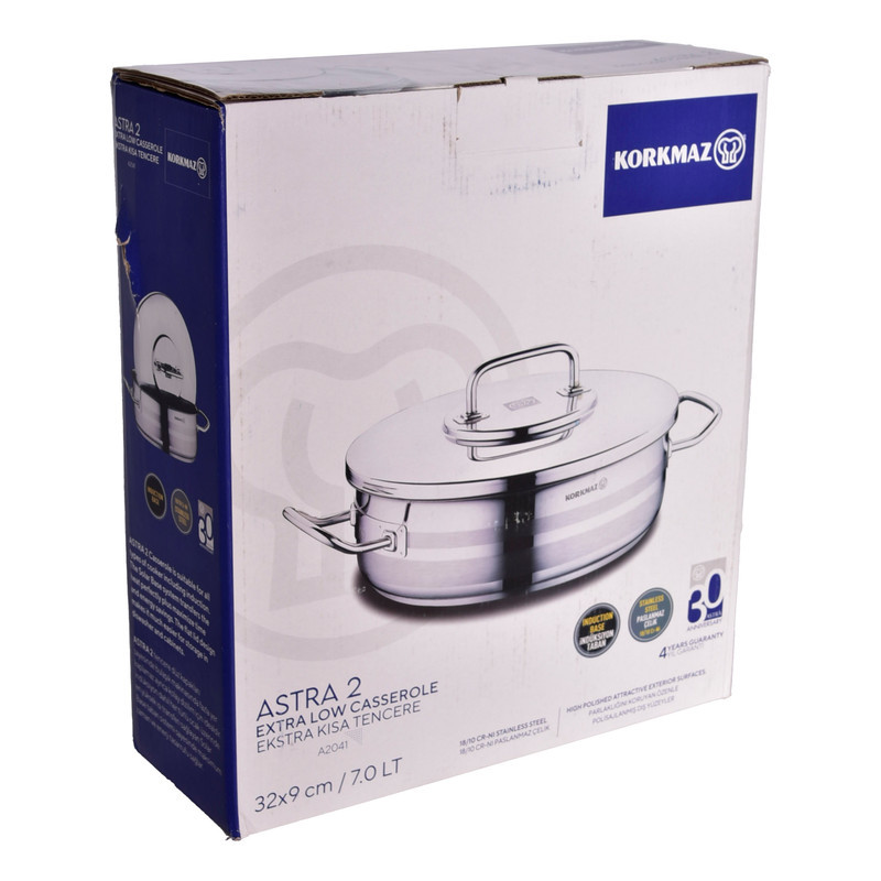 تابه استیل کرکماز مدل ASTRA2 کد 2041 سایز 32