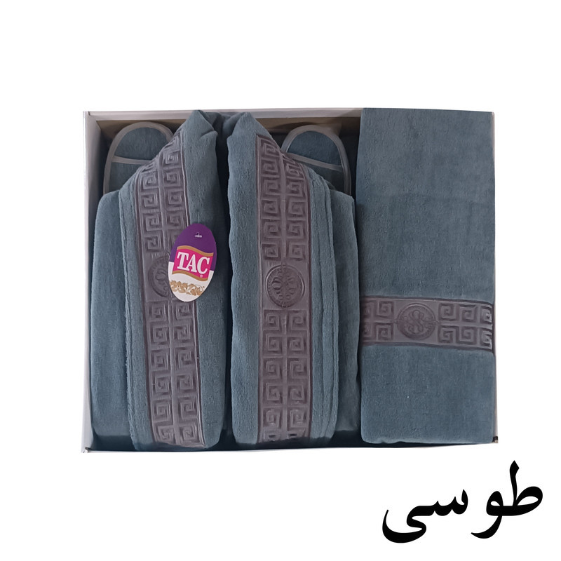 حوله سرویس پالتویی 4 تکه تاچ مدل کاریزما سایز 125
