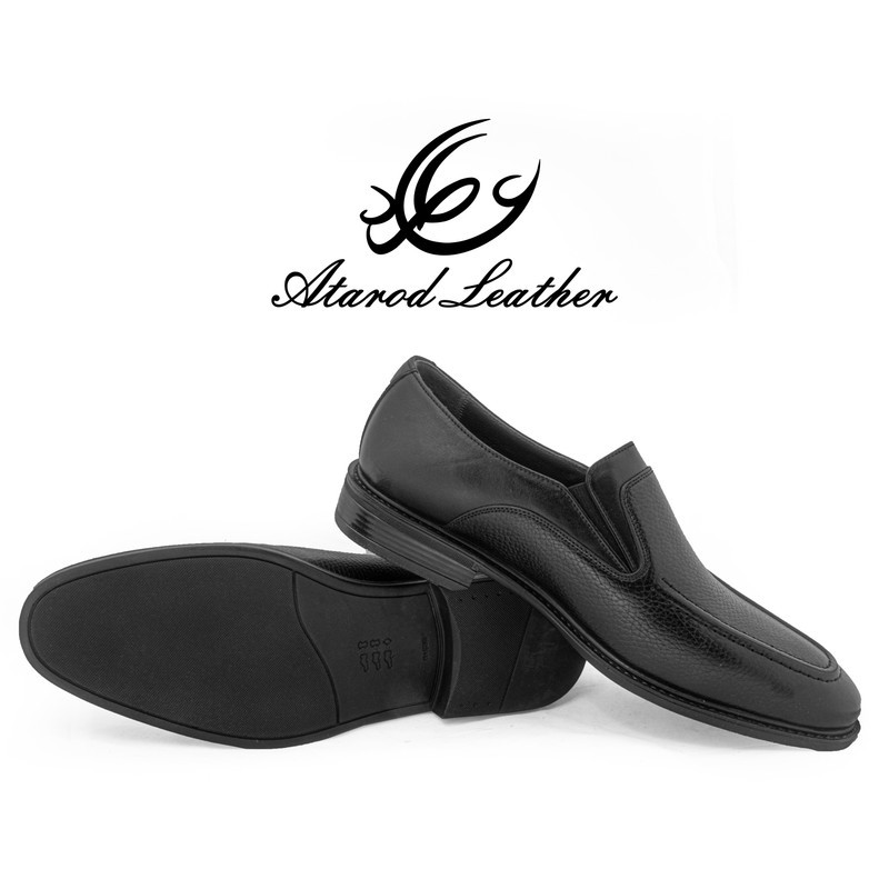 کفش مردانه چرم عطارد مدل چرم طبیعی کد SH274