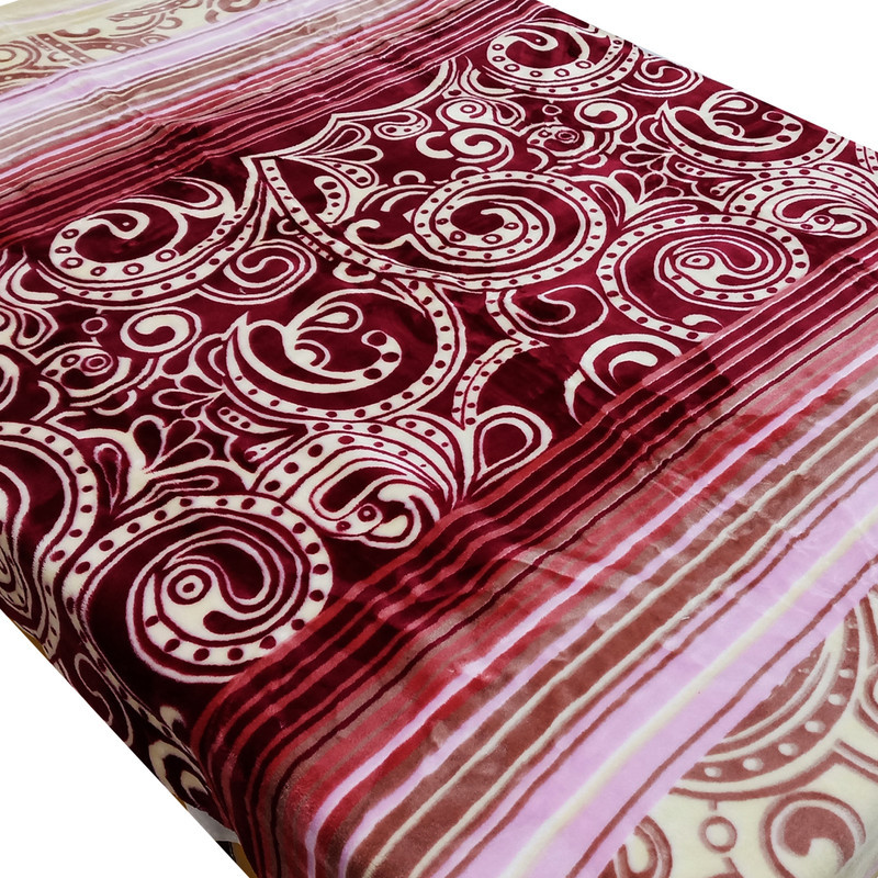 پتو گلبافت کد CC-84002 یکنفره سایز 220×160 سانتی متر