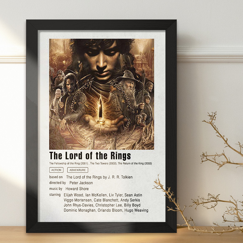 تابلو خندالو مدل ارباب حلقه ها (Lord Of The Rings) کد F11943