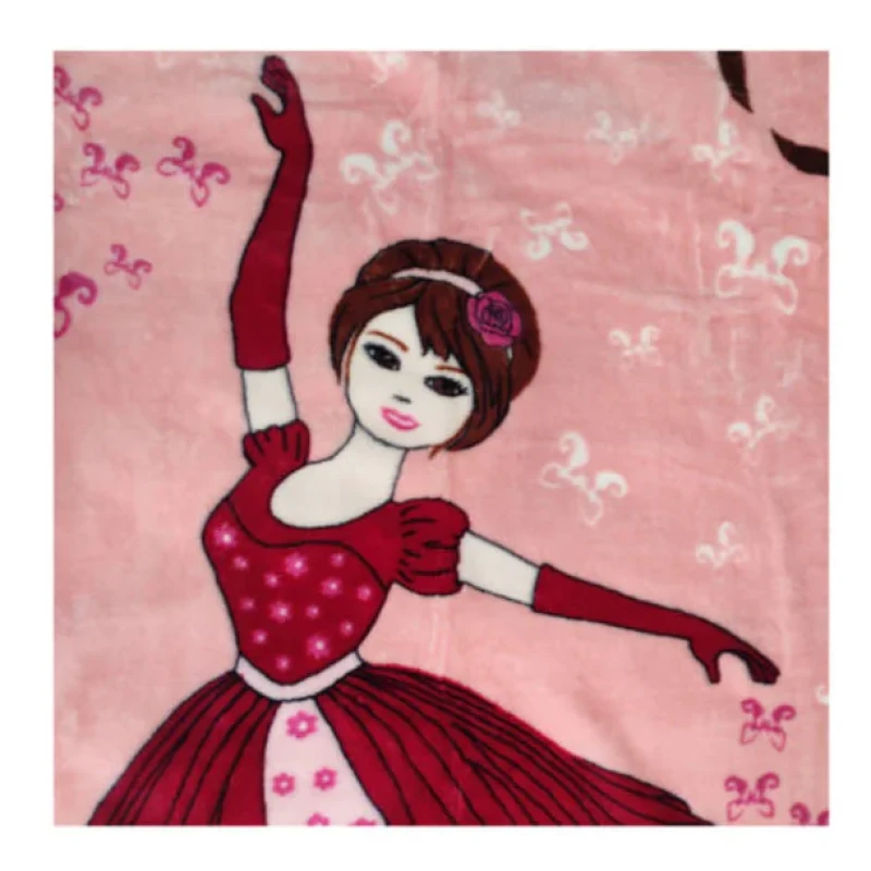 پتو 1 نفره گلبافت مدل عروسکی برتر سایز 140x200 سانتی‌متر