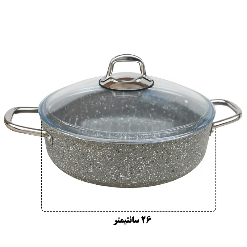 قابلمه گرانیت کاراجا مدل KARNIYARIK سایز 26