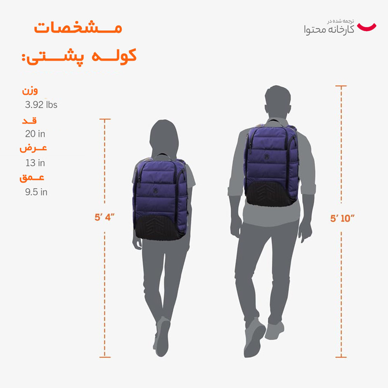 کوله پشتی لپ تاپ اس تی ام مدل DUX 30L مناسب برای لپ تاپ تا 17 اینچی