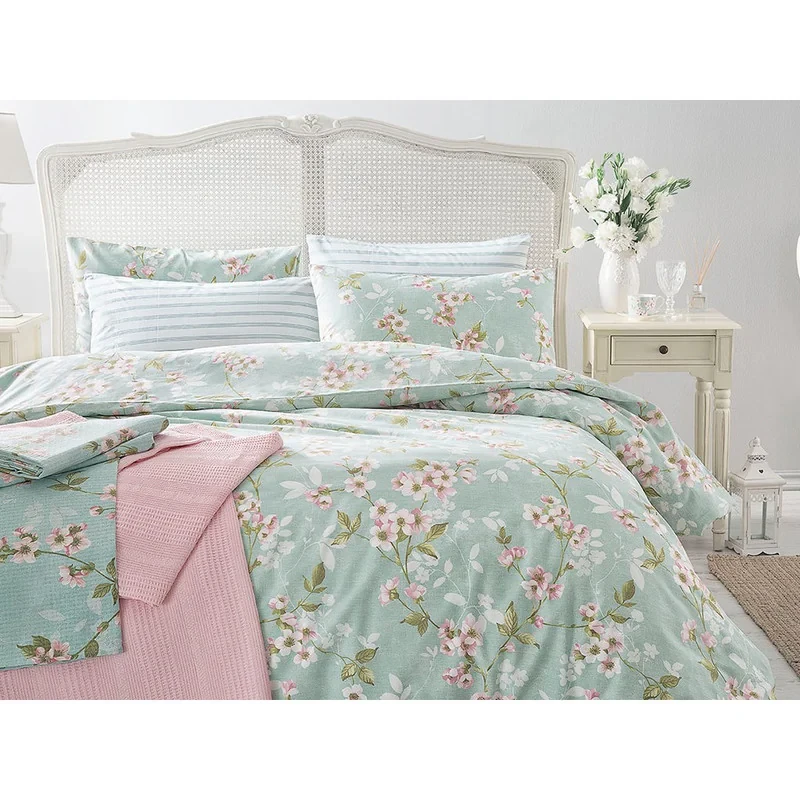 سرویس ملحفه انگلیش هوم مدل Sakura Zen دو نفره 3 تکه