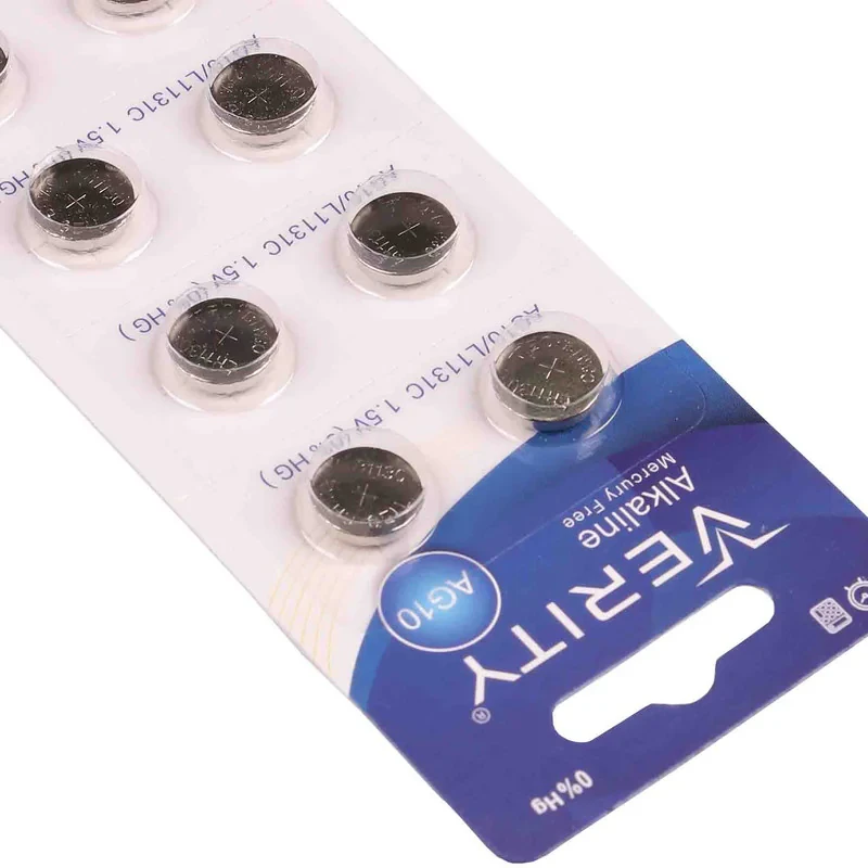 باتری ساعت وریتی مدل AG10  L1131 بسته 10 عددی