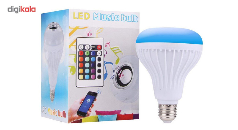 لامپ هوشمند و اسپیکر بلوتوث کد MUSIC BULB