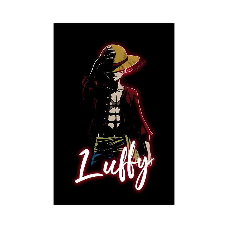 تابلو مدل انیمه لوفی وان پیس 15 Luffy One Piece anime