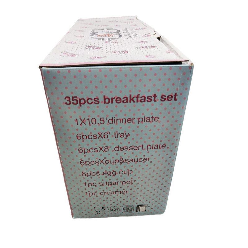 سرویس صبحانه خوری 35 پارچه آنجلا کد zp-108
