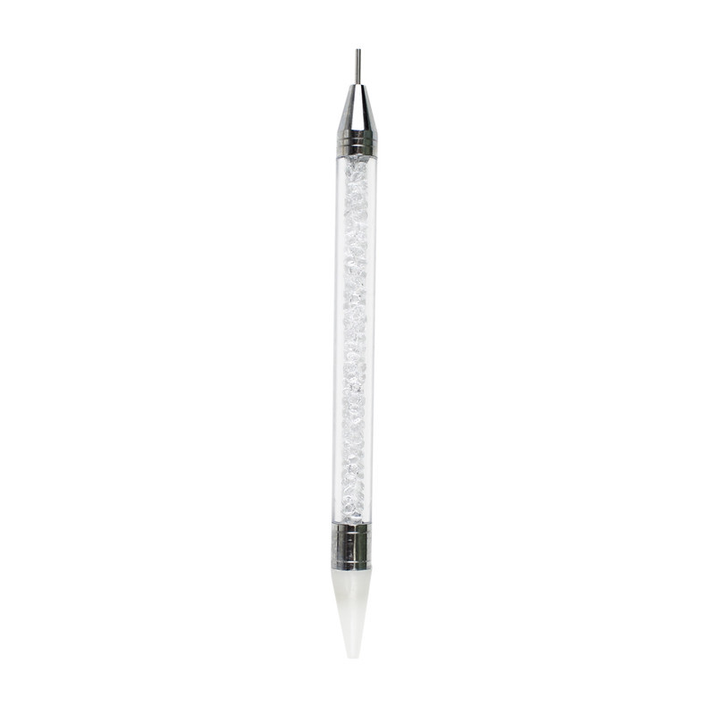 قلم طراحی ناخن مدل نگین بردار کد S-Almas