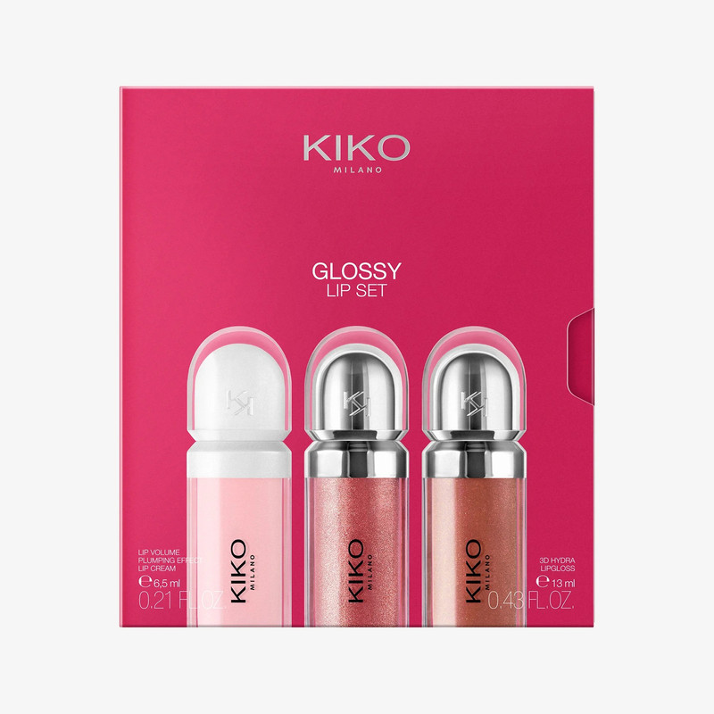 لیپ گلاس کیکو میلانو مدل GLOSSY مجموعه 3 عددی