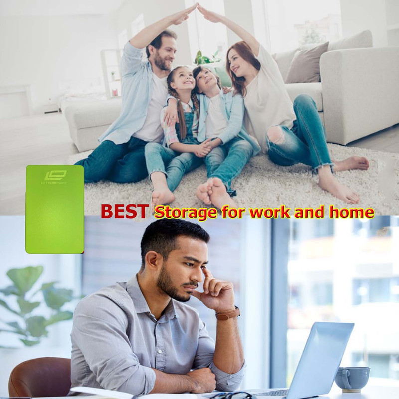هارد دیسک اکسترنال اِل‌اُ مدل happy MAHI Fast ظرفیت یک ترابایت