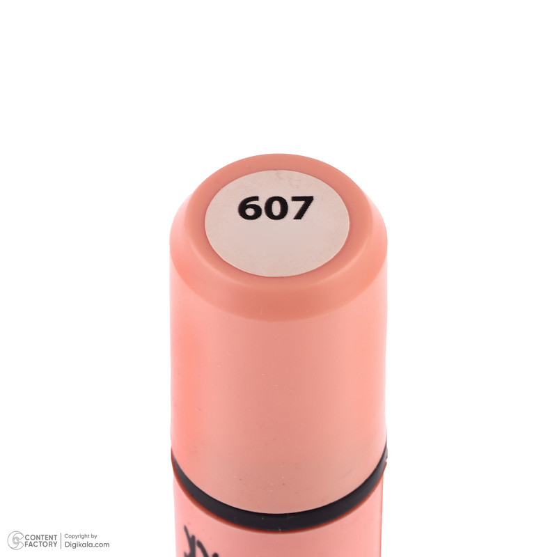 رژ لب جامد مات برانوس مدل Long Lasting رنگ قهوه‌ای شماره 607