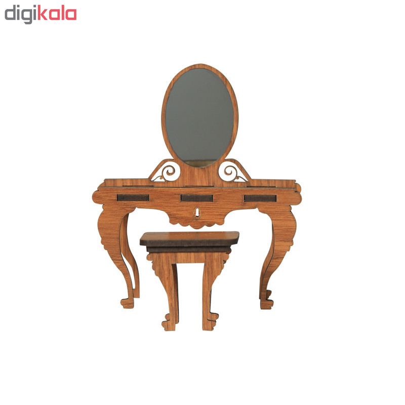 ماکت دکوری طرح میز و صندلی ارایش مدل 4k