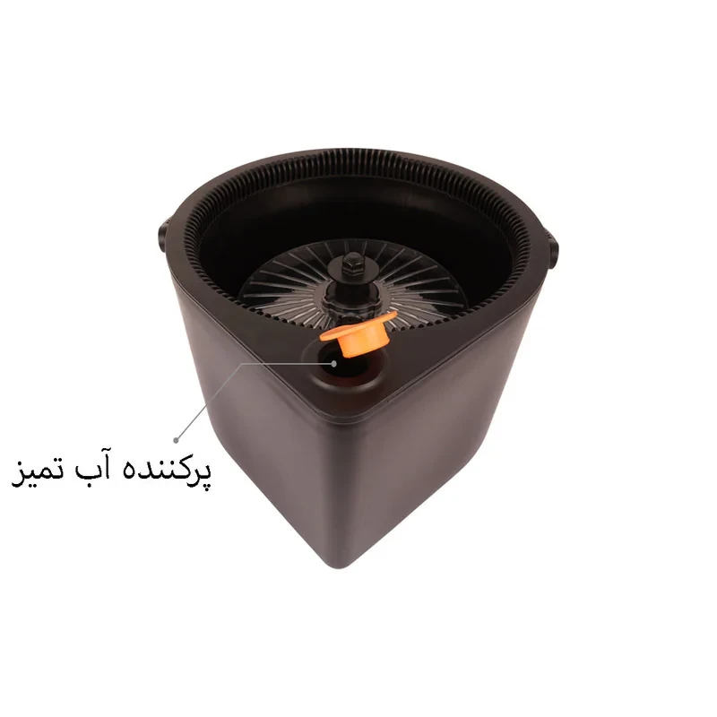 زمین شوی چرخشی دبلیو اس مدل اشکی به همراه 2 عدد سری یدک