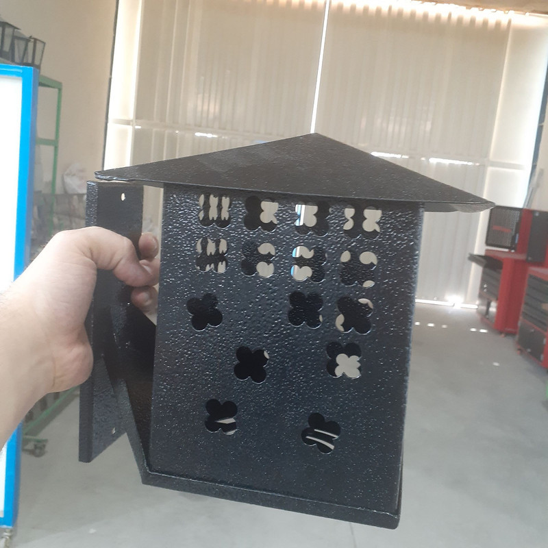 چراغ پارکی مدل اسلیمی فلزی