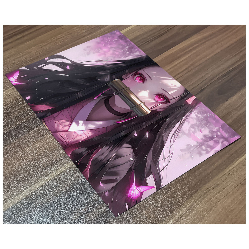 پوستر گوفی مدل نزوکو دیمن اسلیر انیمه شیطان کش کد PINK96
