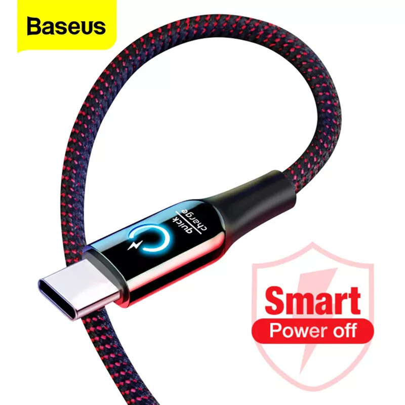کابل تبدیل USB به USB-C باسئوس مدل C-Shaped طول 1 متر