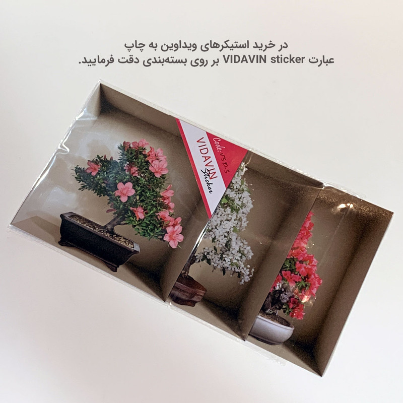 استیکر طاقچه مجازی ویداوین مدل VS10S مجموعه 3 عددی