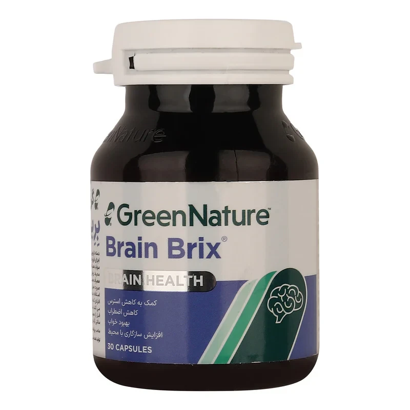 کپسول برین بریکس گرین نیچر - بسته 30 عددی