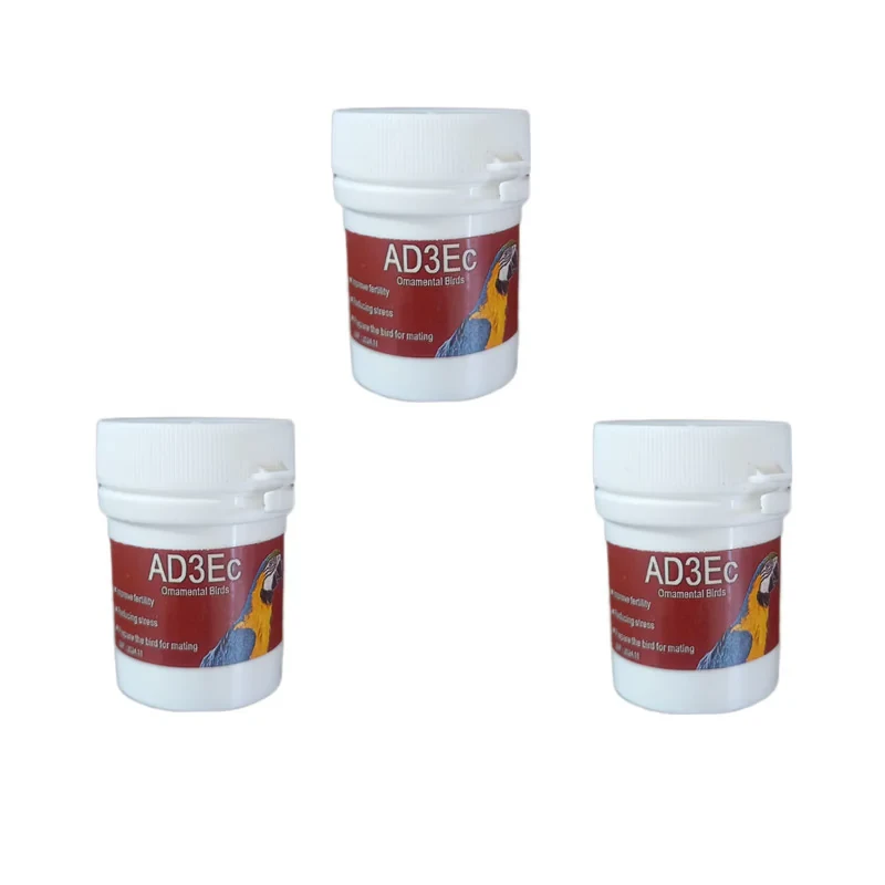 پودر مکمل پرندگان مدل ADE+c وزن 60 گرم مجموعه 3 عددی