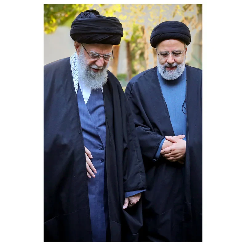 تابلو شاسی مدل T8171 طرح خادم الرضا شهید خدمت سید ابراهیم رئیسی و حضرت آیت الله خامنه ای