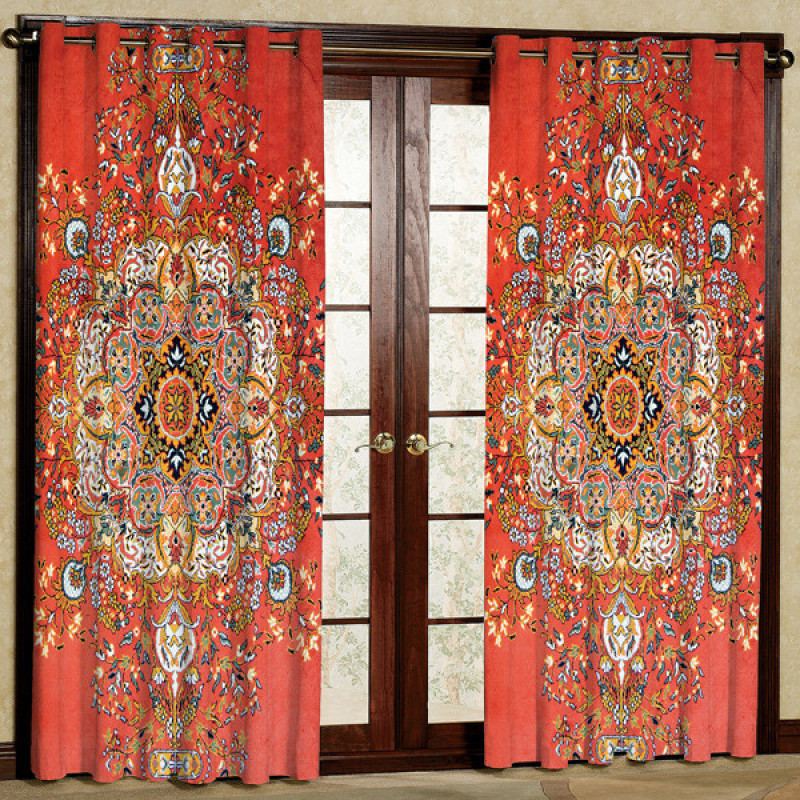پرده مدل مخمل پانچی کد 6829 سایز 280x140 سانتی متر