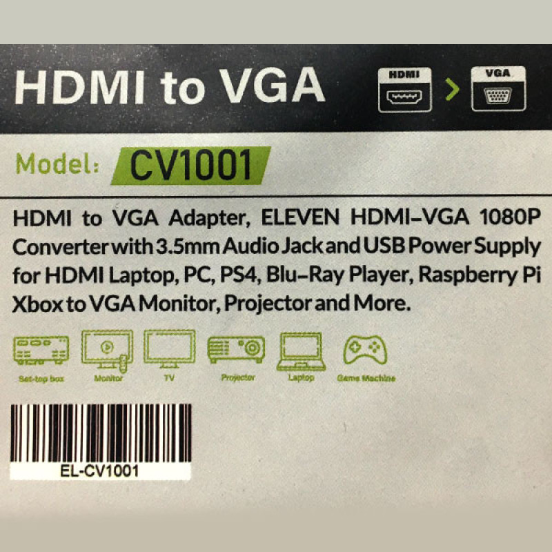 مبدل HDMI به VGA ایلون مدل CV1001