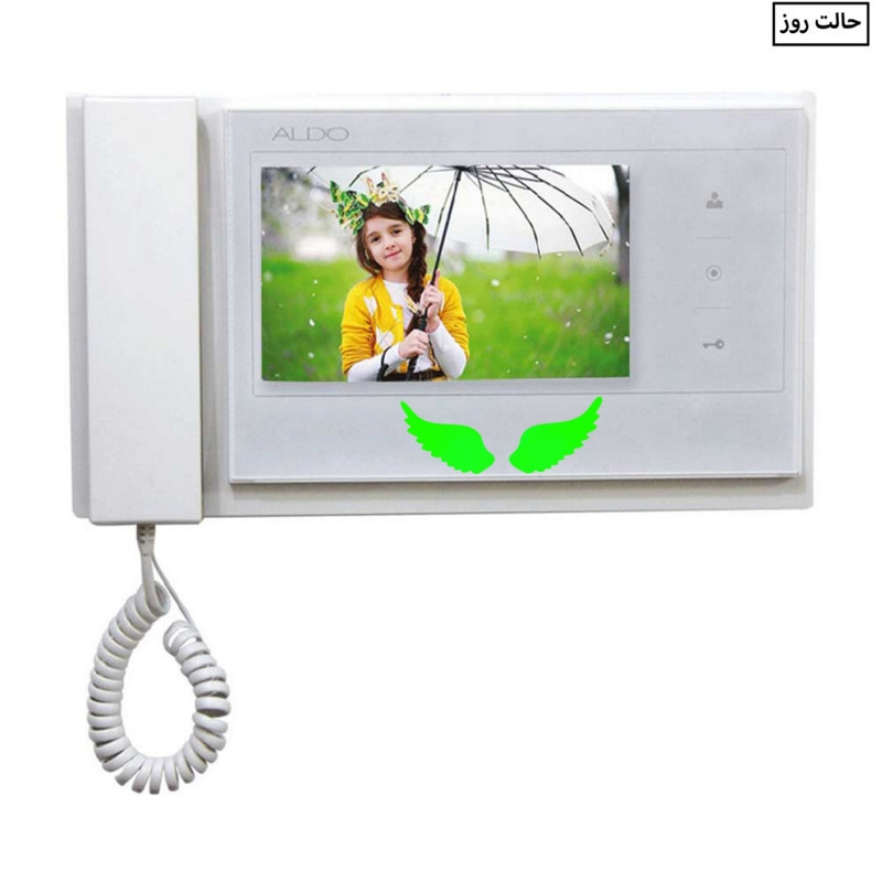 استیکر کلید و پریز مدل شبنما طرح بال کد 02