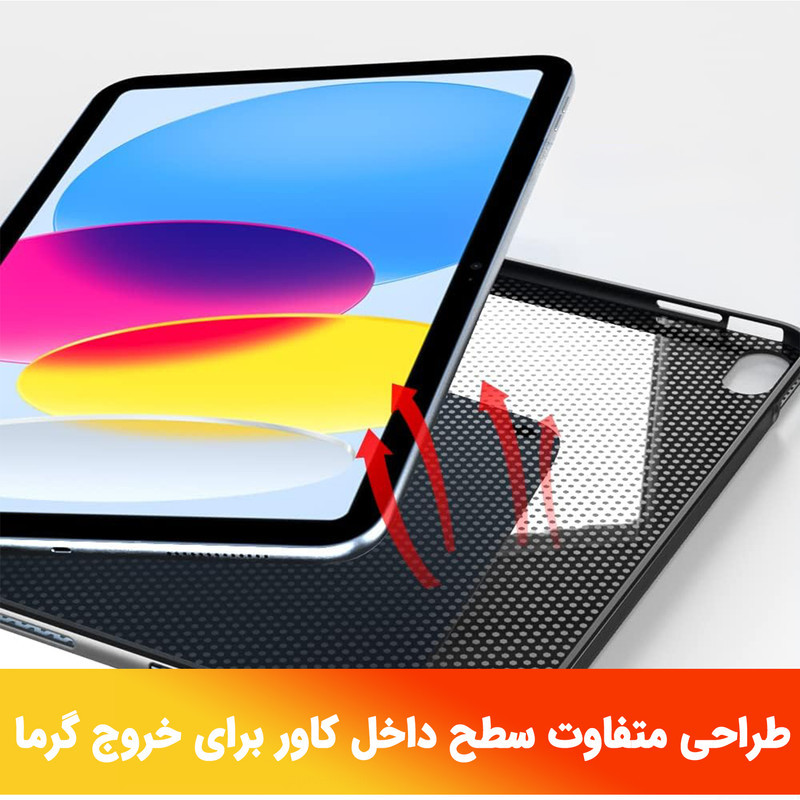 کاور لوکسار مدل iPad Air2024 _ Blackern مناسب برای تبلت اپل iPad Air 2024-11 Inch