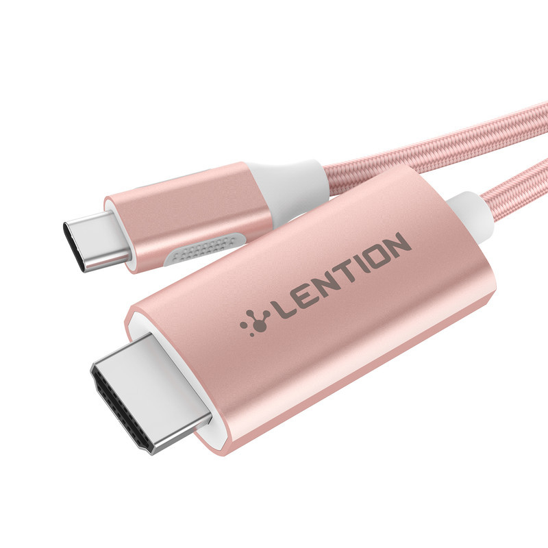 کابل تبدیل USB-C به HDMI لنشن مدل CU-707H NA 4K 60HZطول 1.8متر