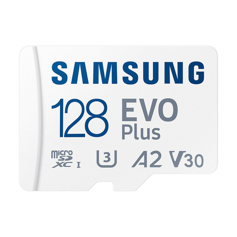 کارت حافظه microSDXC سامسونگ مدل Evo Plus A1 V10 کلاس 10 استاندارد UHS-I U3 سرعت 130MBps ظرفیت 128 گیگابایت به همراه آداپتور SD