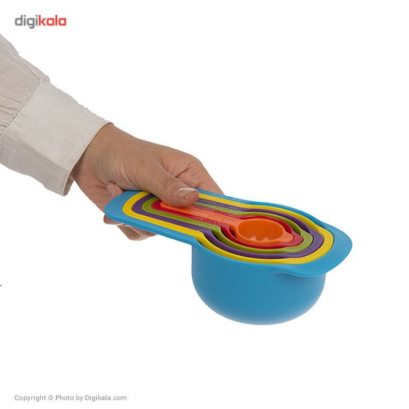 ست پیمانه اندازه‌گیری مدل Measuring Cup بسته 6 عددی