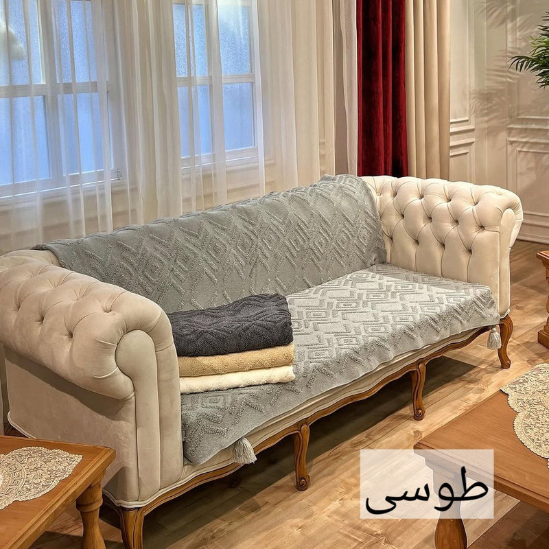 شال مبل و تخت مدل پانچ کامل سایز 200x140 سانتی متر