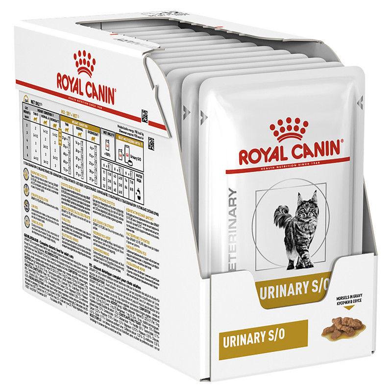 پوچ گربه رویال کنین مدل Urinary وزن 85 گرم بسته 12 عددی