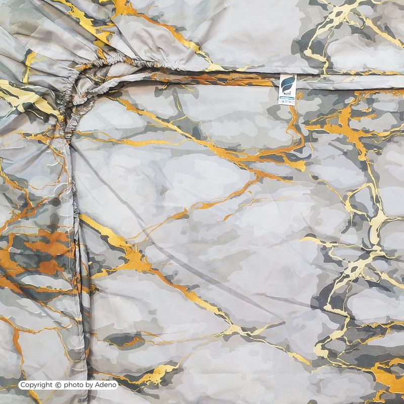 ملحفه آدنو مدل volcano کد CH84 دونفره سایز 140x200 سانتی متر