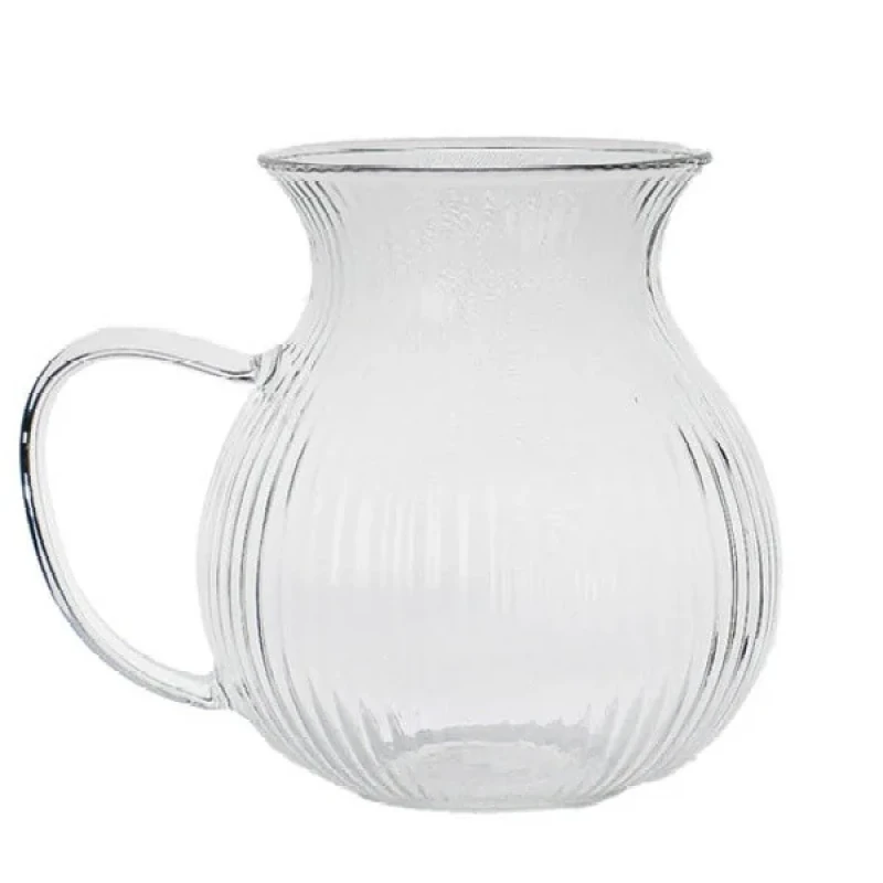 استکان مدل کمر باریک شیار دار مجموعه 6 عددی
