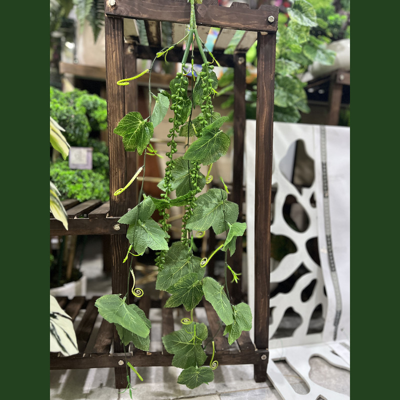 گل مصنوعی مدل آویز انگوری پیچک غوره دار