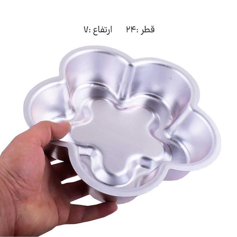 قالب کیک مدل قالب ممتاز آلومینیومی 5 گل 20-16